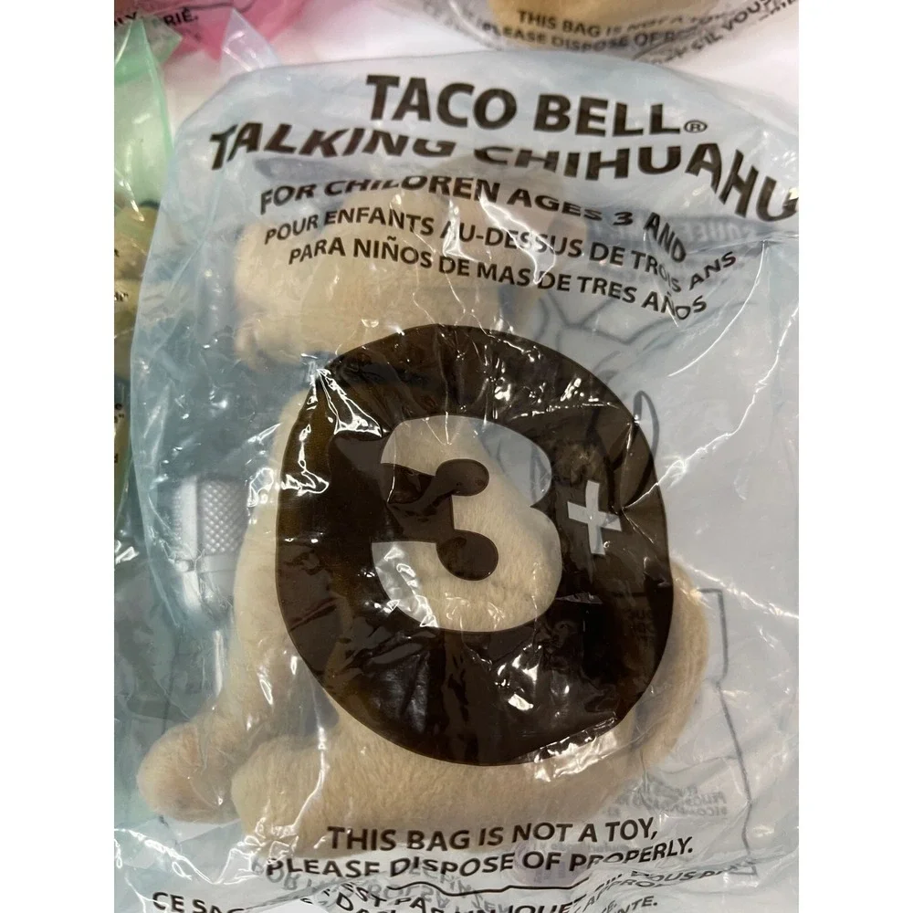 1998 Taco Bell Chihuahua Talking Dogs Complete Set of 4 NO LONGER TALKING